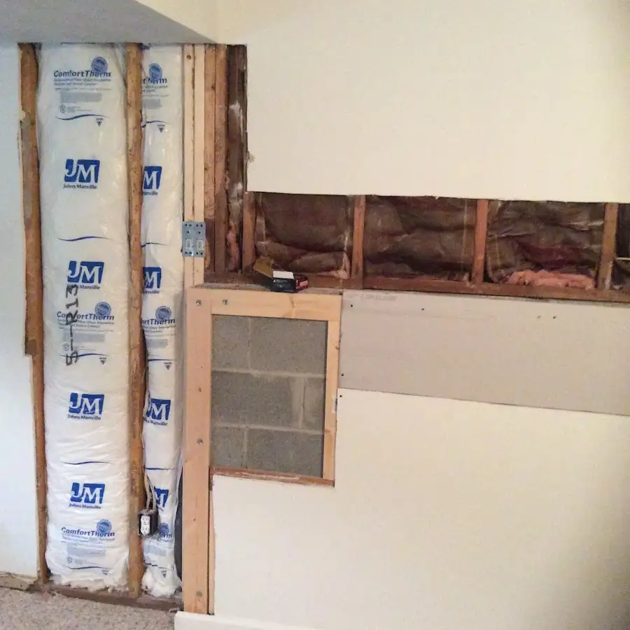 Wall insulation replacement during Structural Drying in Wimauma